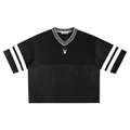 Taped Mesh Boxy T-Shirt